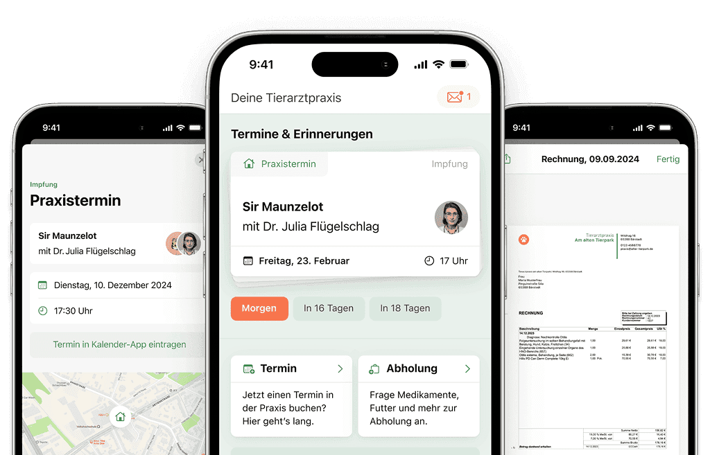 Tierarzt+ App Screenshot